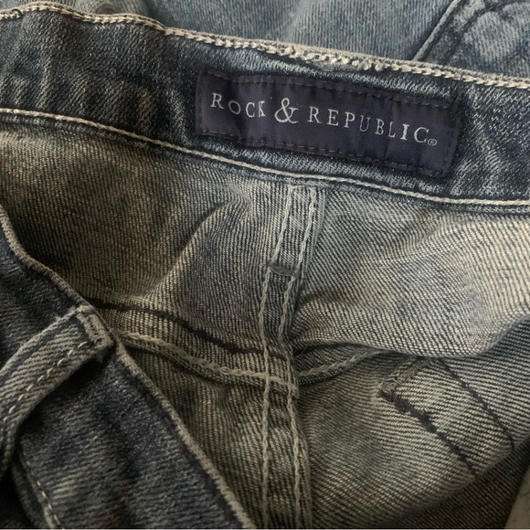 ROCK & REPUBLIC Kassandra Blue Jeans 12 - Picture 6 of 7